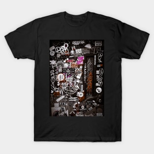 Graffiti Stickers Art NYC T-Shirt